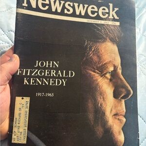 Vintage Newsweek Magazine - John F. Kennedy Cover 1917-1963 ( December 2, 1963